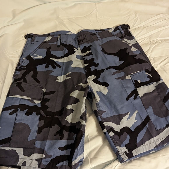 Mens Shorts Work Fishing Camping Casual Camouflage Cargo - Picture 4 of 4